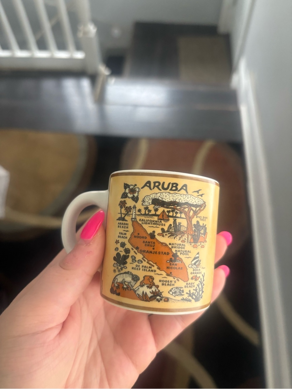 Aruba Yellow Souvenir Coffee Mug